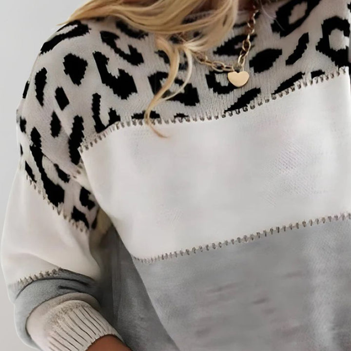 Sophia | Leopard Print Casual Sweater