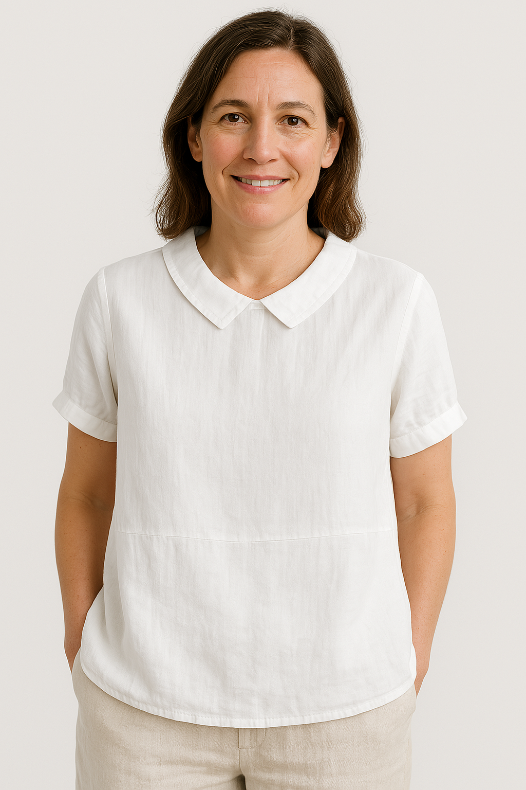 Ashley | Simple Collared Shirt