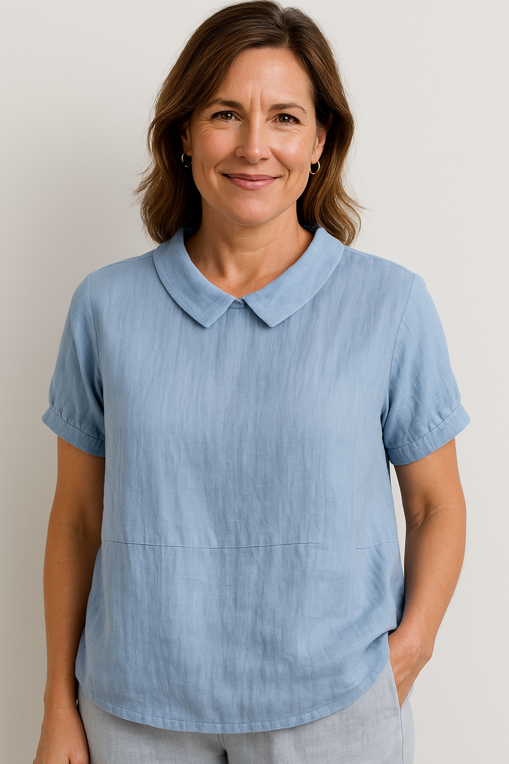 Ashley | Simple Collared Shirt