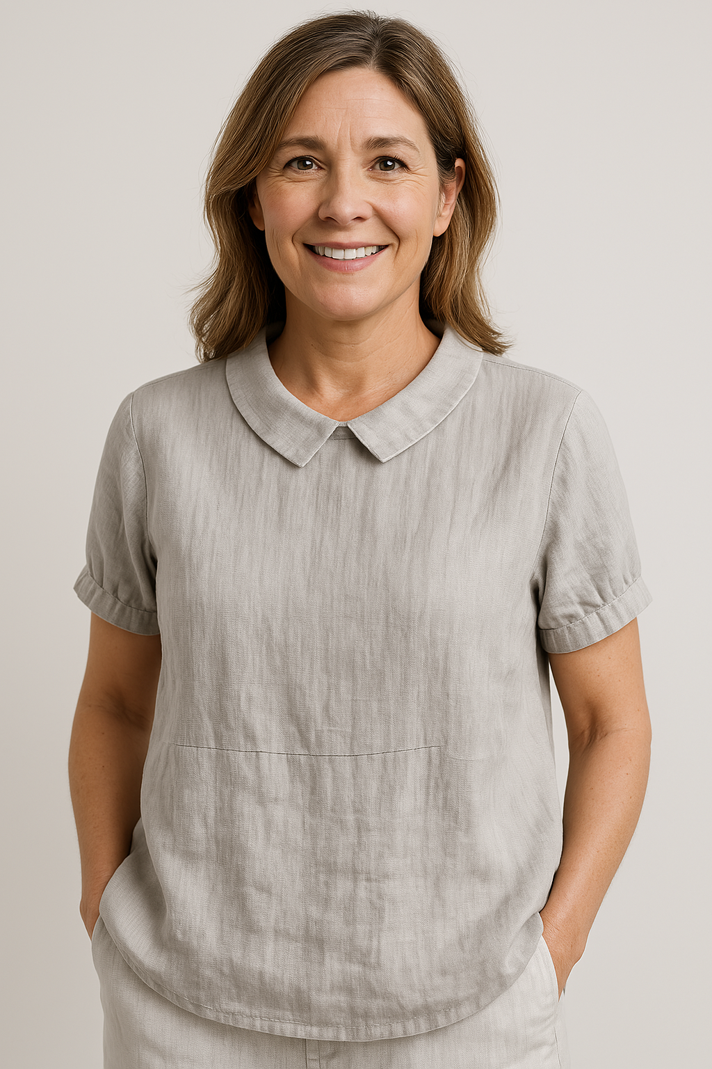 Ashley | Simple Collared Shirt