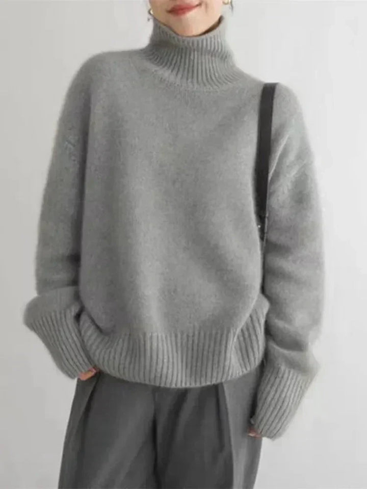 Cyra - Comfortable Knitted Soft Turtleneck Sweater