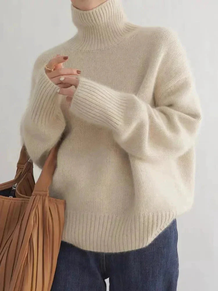 Cyra - Comfortable Knitted Soft Turtleneck Sweater