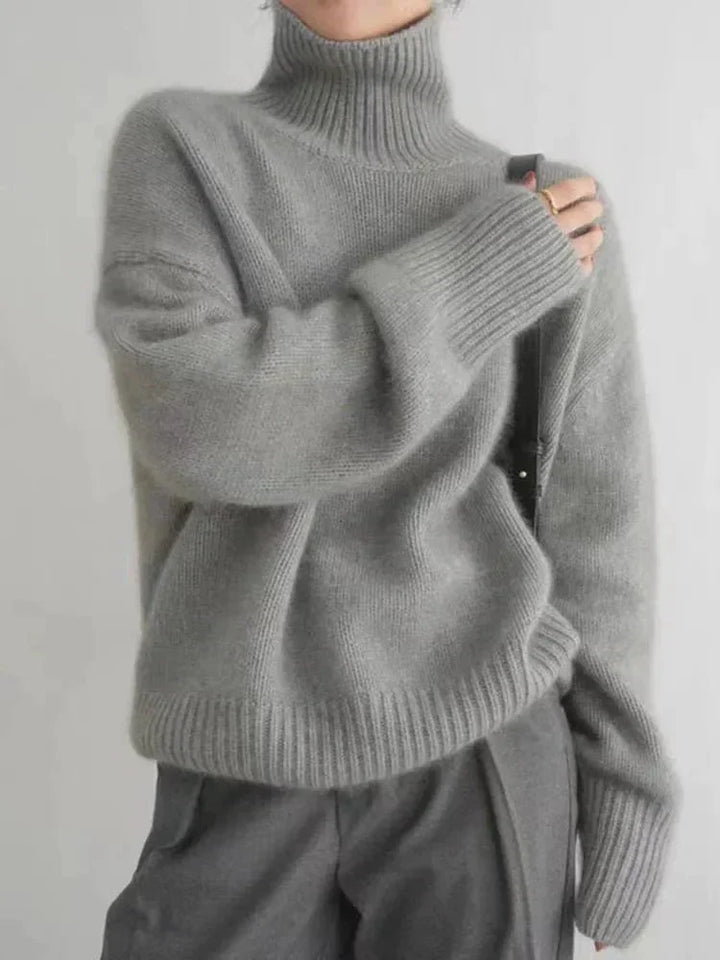 Cyra - Comfortable Knitted Soft Turtleneck Sweater