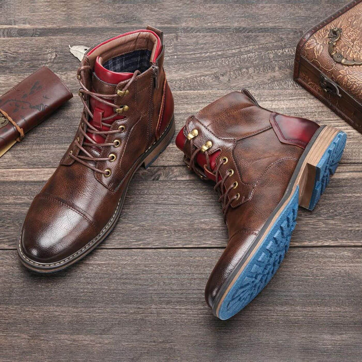 Harvey | Premium leather Oxford boots