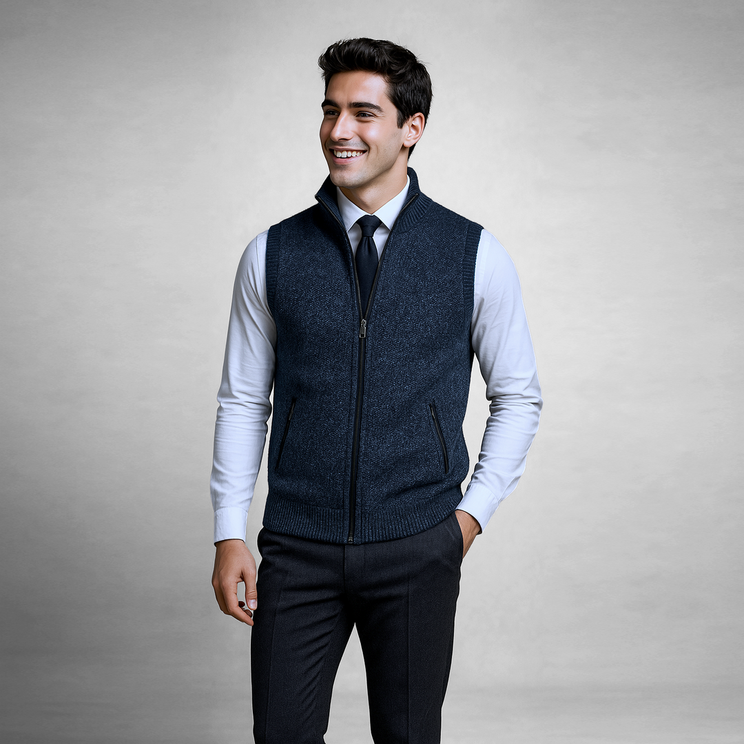 Adam | Gilet with Full Zip