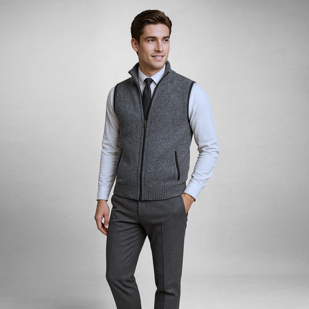 Adam | Gilet with Full Zip