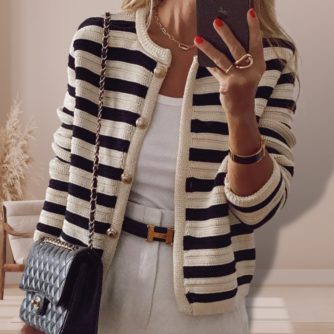 Valery | Striped cardigan