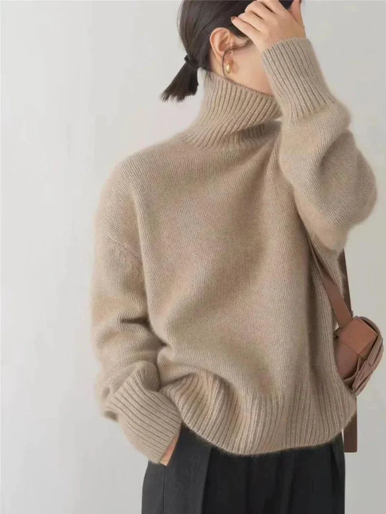 Cyra - Comfortable Knitted Soft Turtleneck Sweater