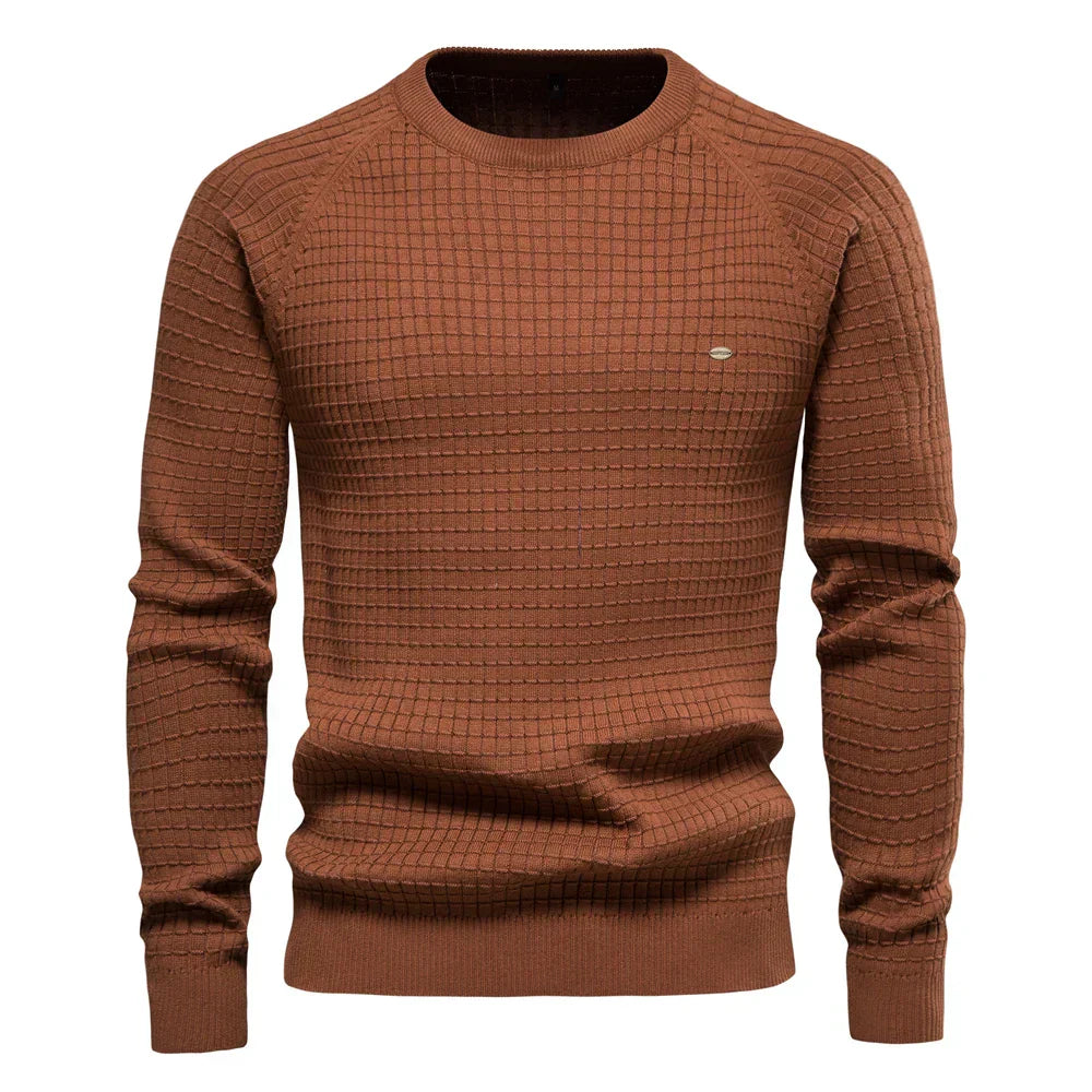 Mayfair | Men's jumper with diamond pattern
