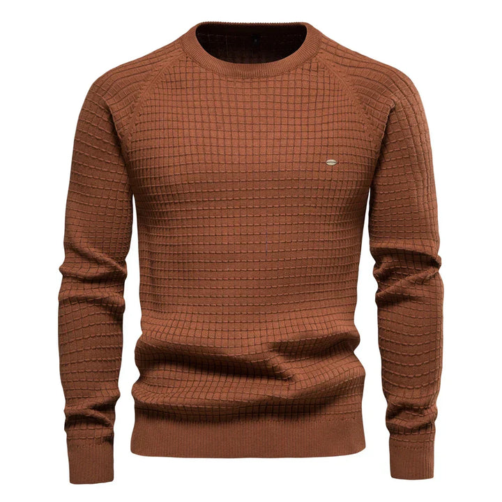Mayfair | Men's jumper with diamond pattern