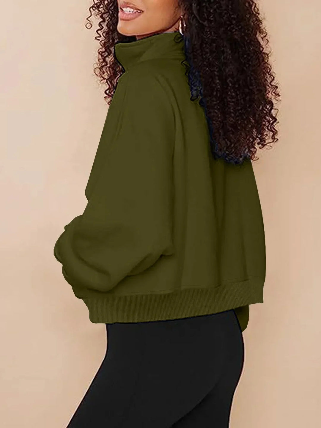 Lorette | Cozy Quarter-Zip Pullover Sweatshirt