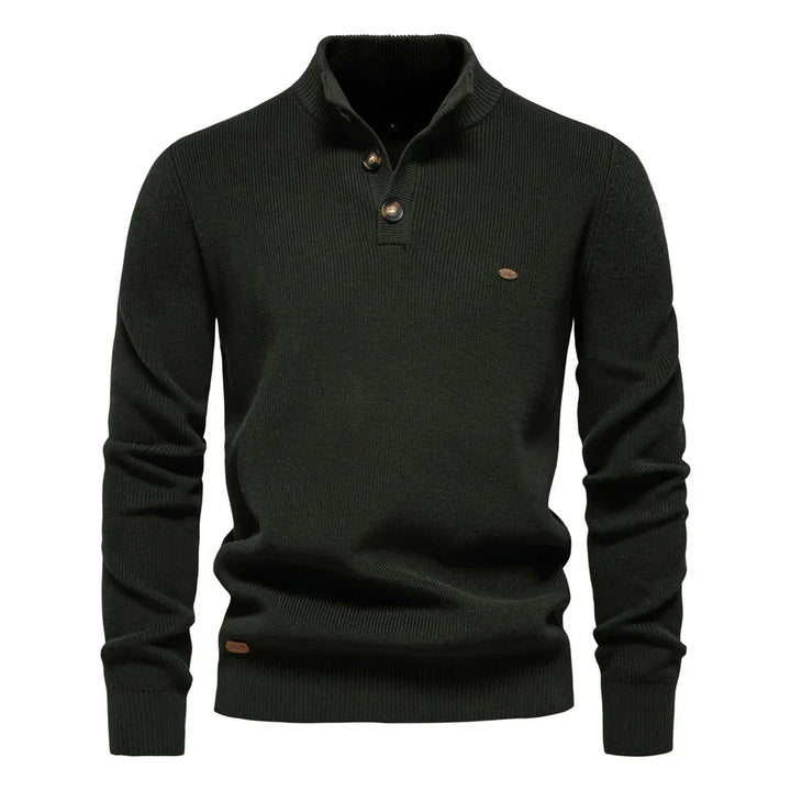 Mayfair | Men's jumper with button design