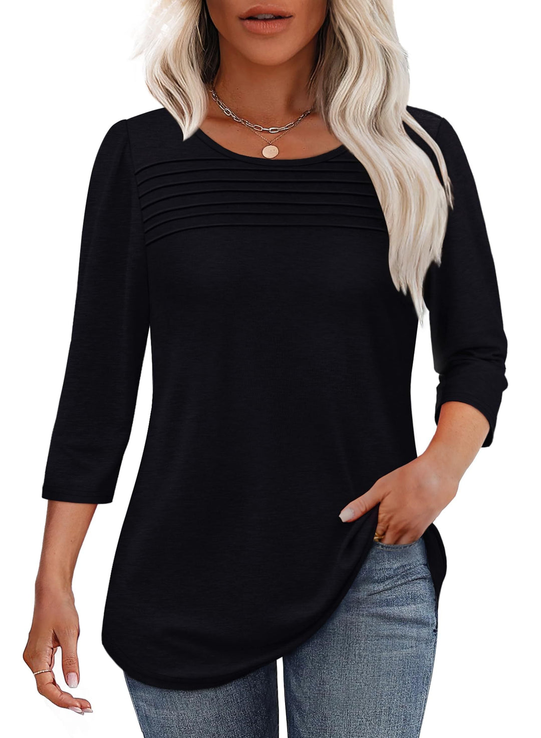 Lisa | Stylish Pleat Top