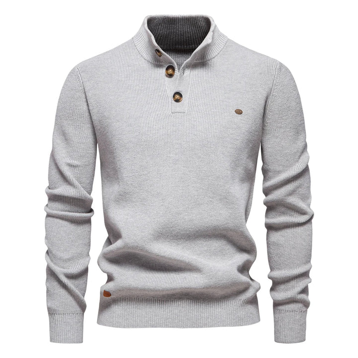 Mayfair | Men's jumper with button design
