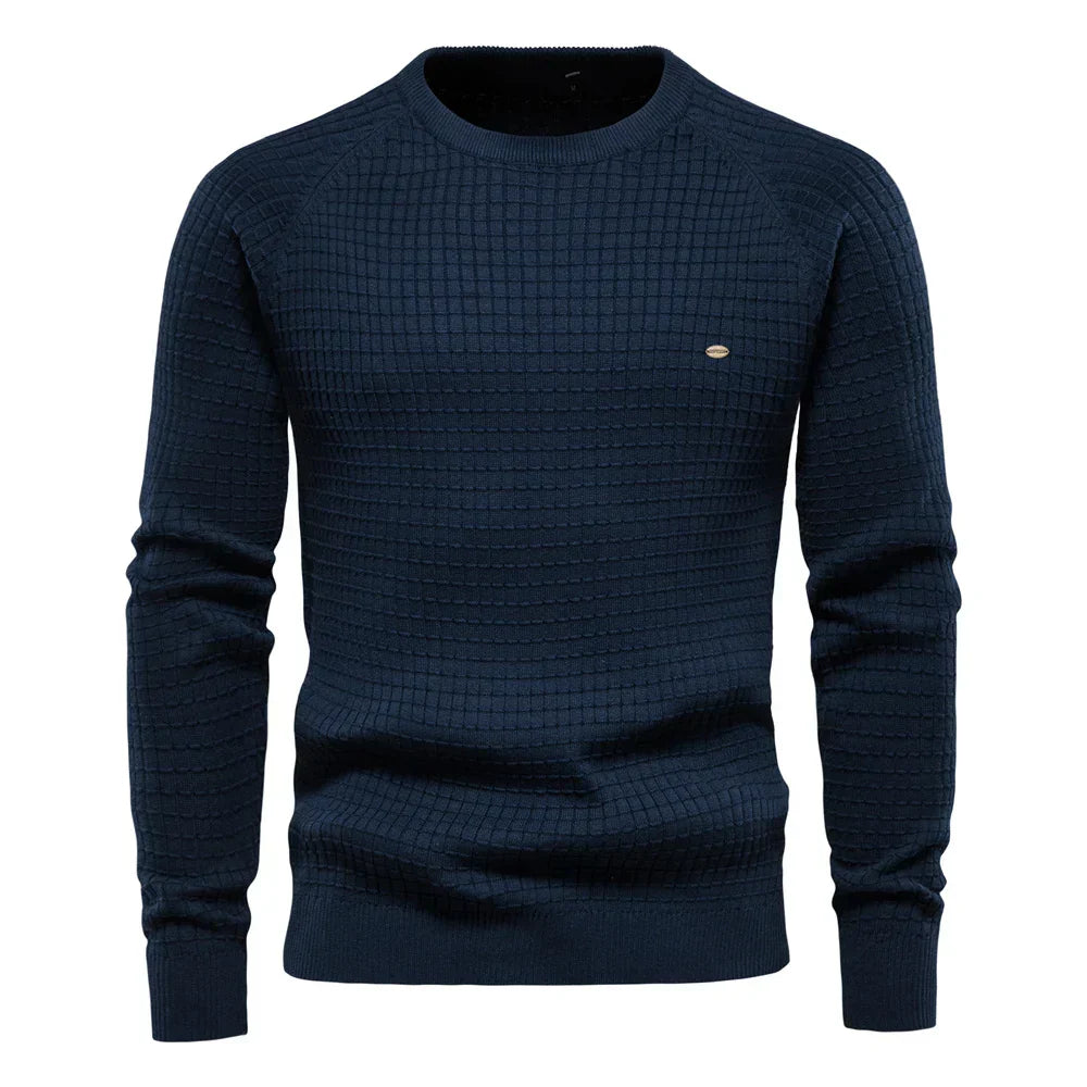 Mayfair | Men's jumper with diamond pattern