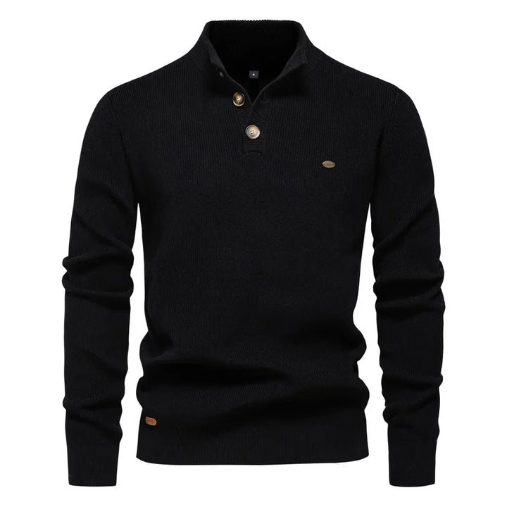 Mayfair | Men's jumper with button design