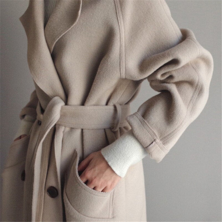 Tiara | Long Wool Coat with Class