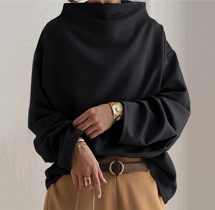 Aurelia | Cozy Soft High Neck Top