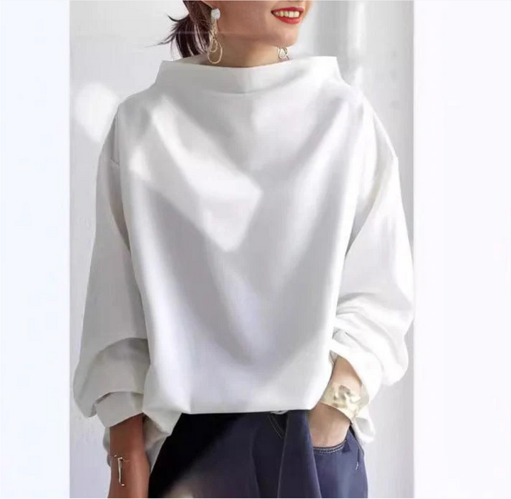 Aurelia | Cozy Soft High Neck Top