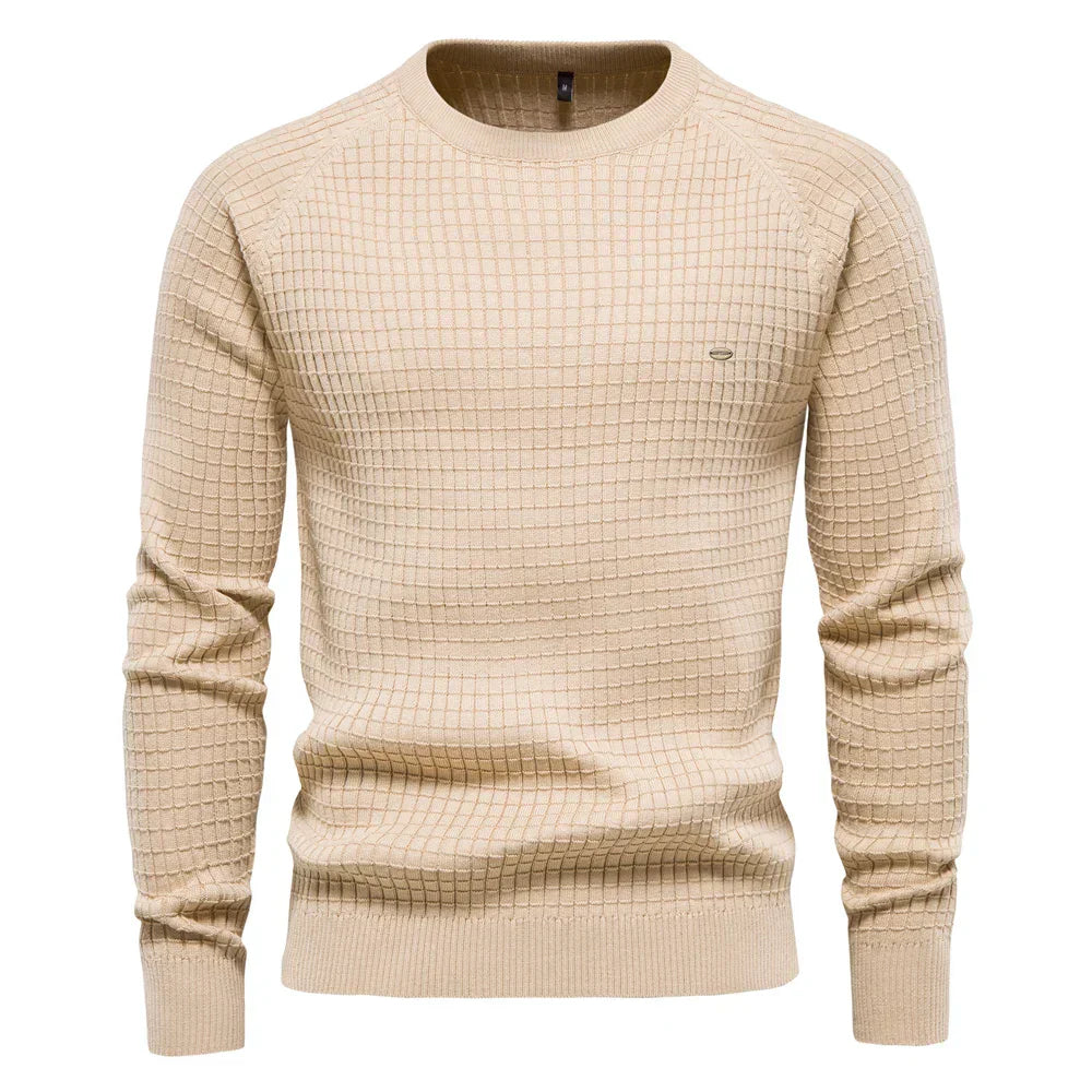 Mayfair | Men's jumper with diamond pattern
