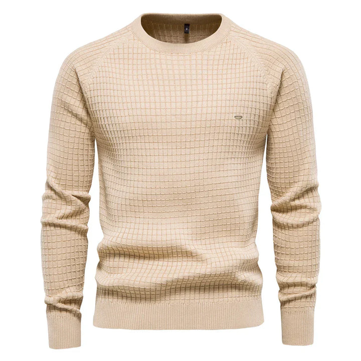 Mayfair | Men's jumper with diamond pattern