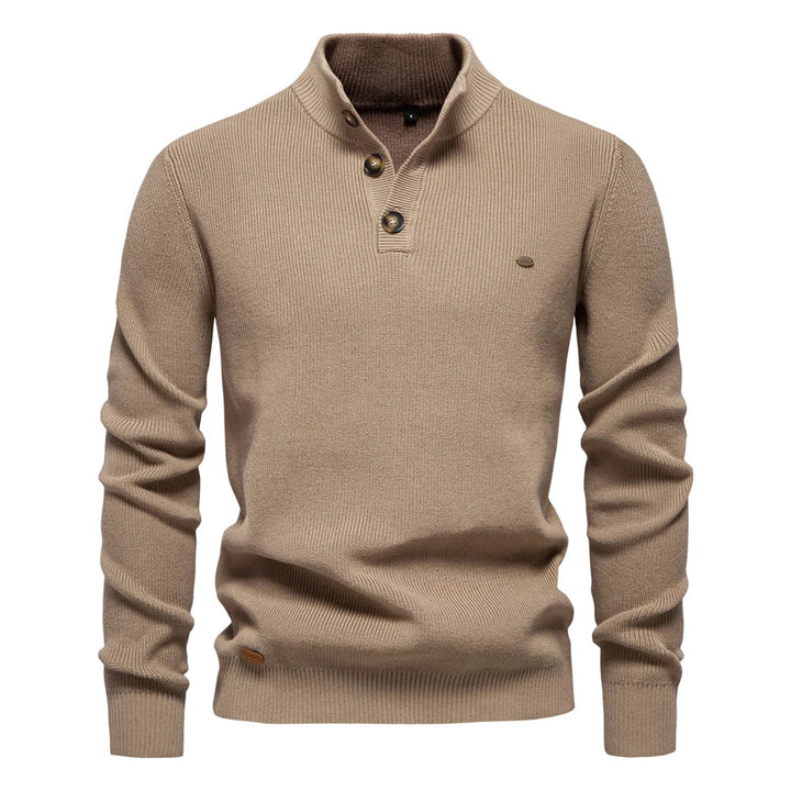 Mayfair | Men's jumper with button design