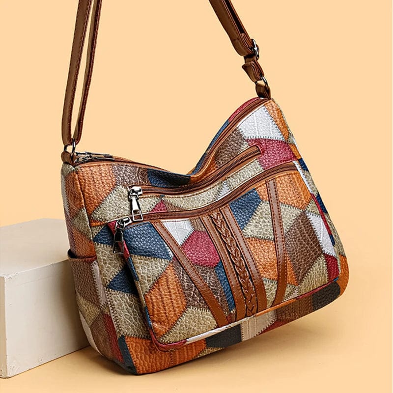 Mayfair | Mosaic leather handbag
