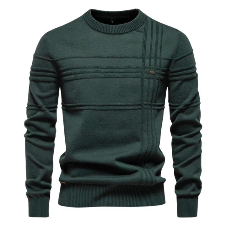 Mayfair | Stylish men's jumper with checked design