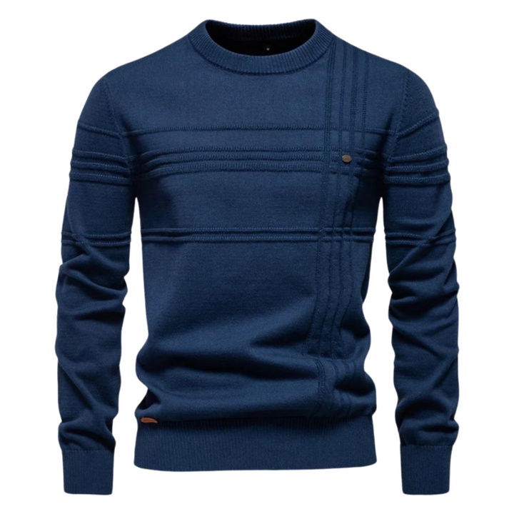Mayfair | Stylish men's jumper with checked design
