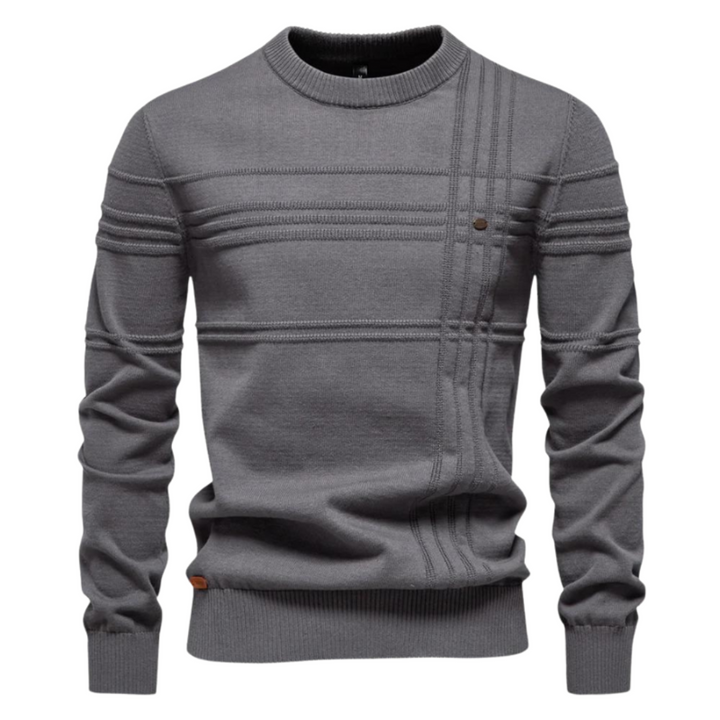 Mayfair | Stylish men's jumper with checked design