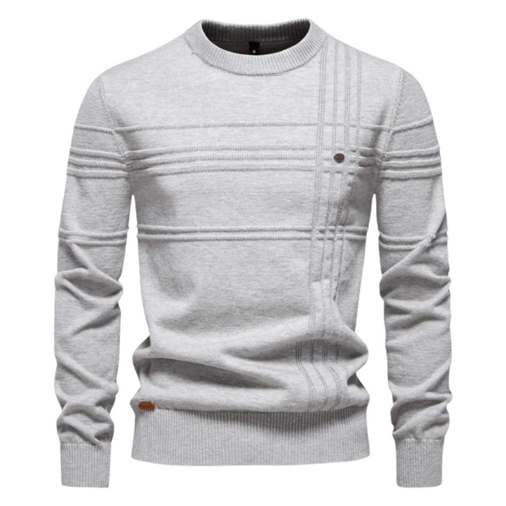 Mayfair | Stylish men's jumper with checked design