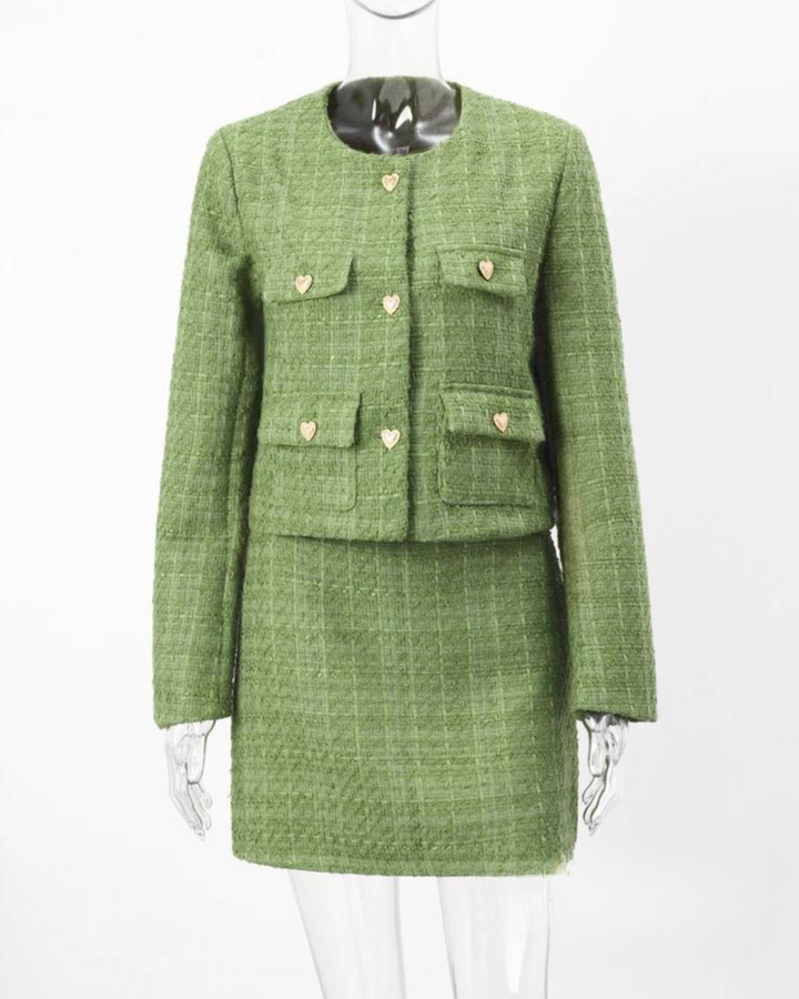 Sidney | Tweed set - Skirt and Jacket