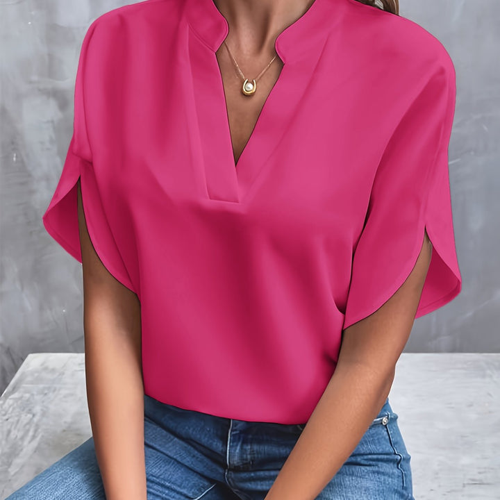Demi Claire | Sophisticated V-Cut Top