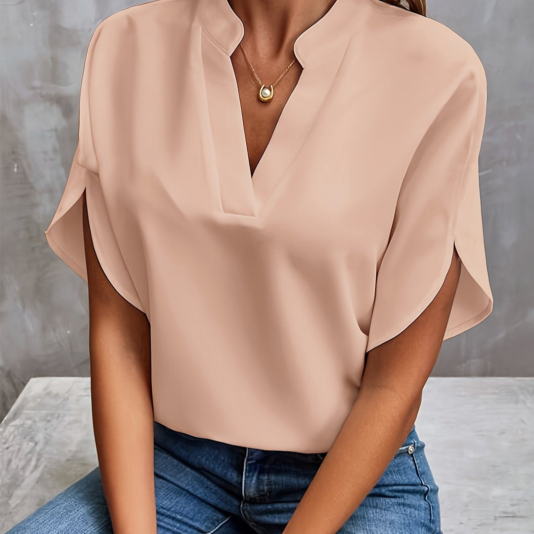 Demi Claire | Sophisticated V-Cut Top