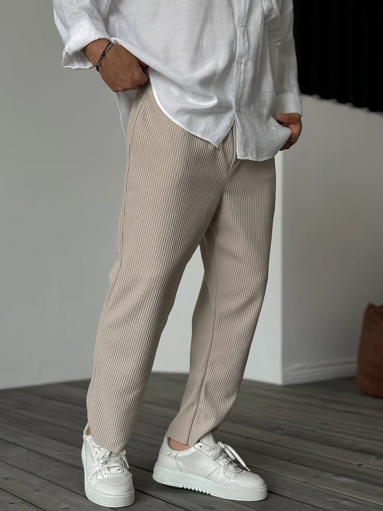 Freddie | Elegant Rib Trousers
