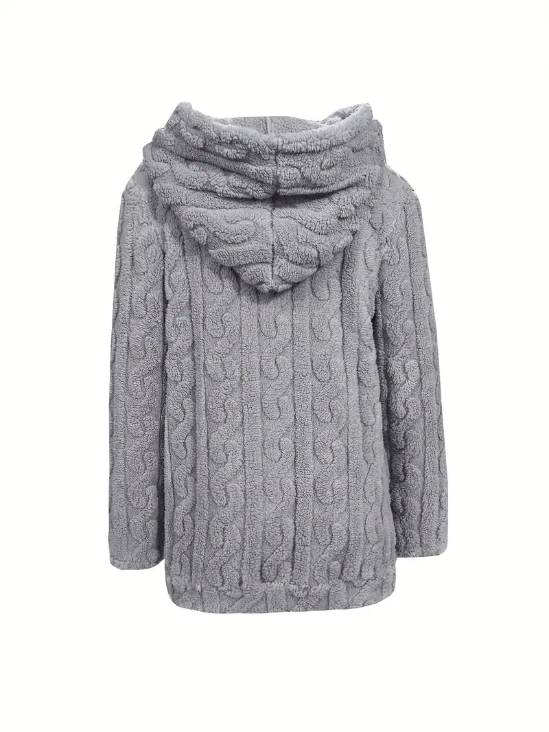 Livia | Hooded Full-Zip Sweater