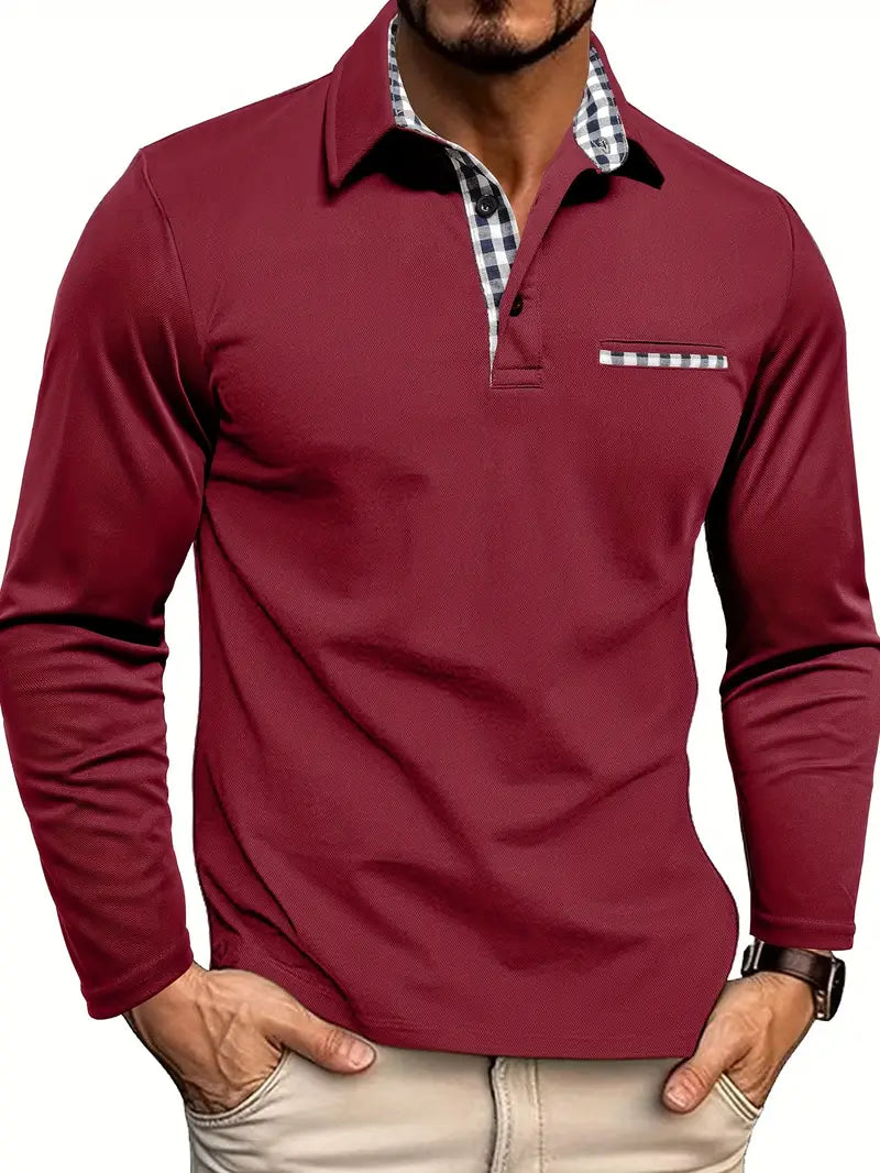 Sebastian – Long-sleeved polo shirt