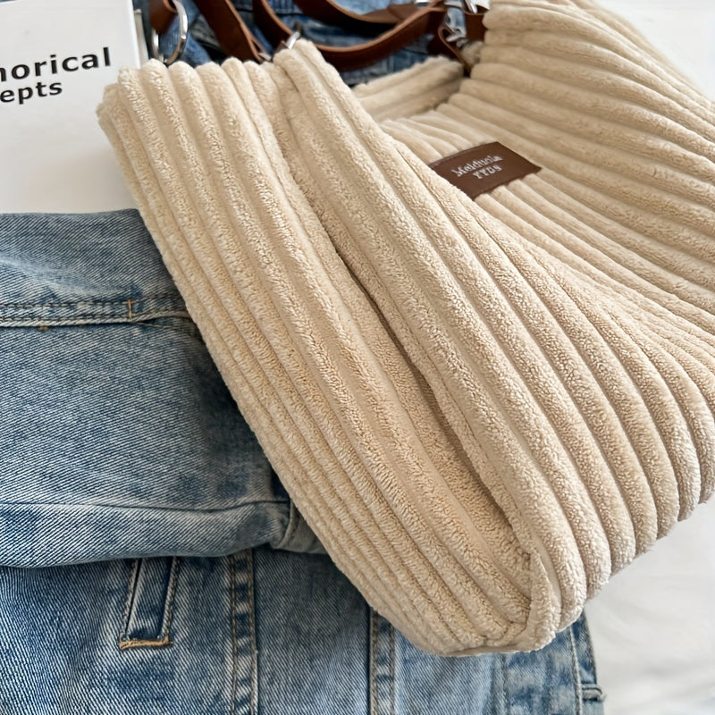 Cielé - Soft corduroy shoulder bag