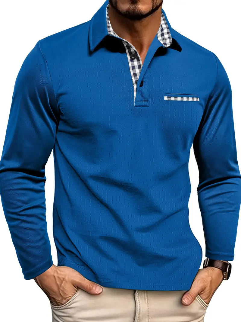 Sebastian – Long-sleeved polo shirt