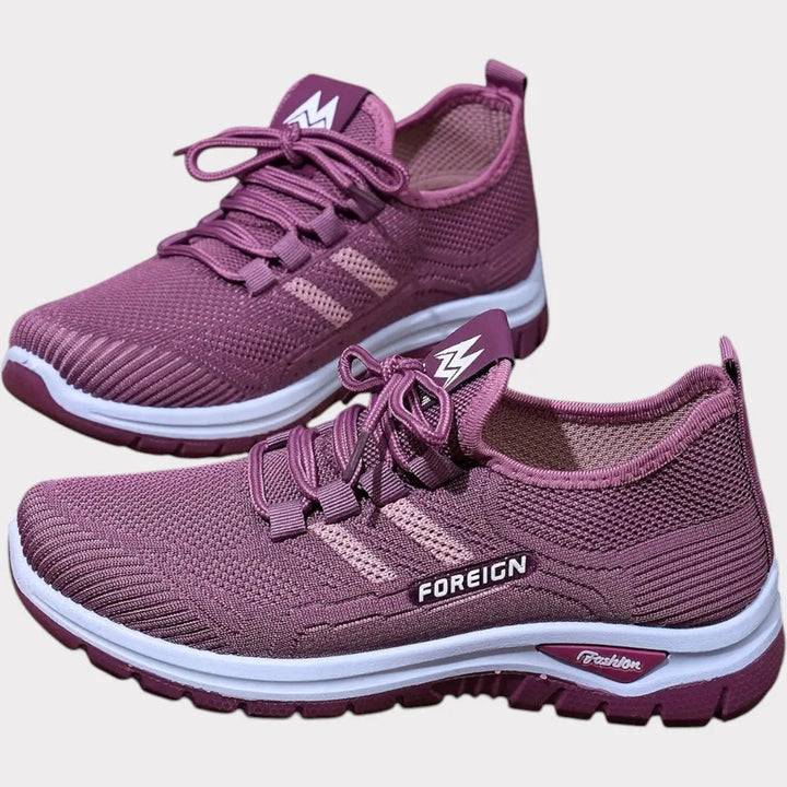 Violet - Lightweight Mesh Walking Sneakers