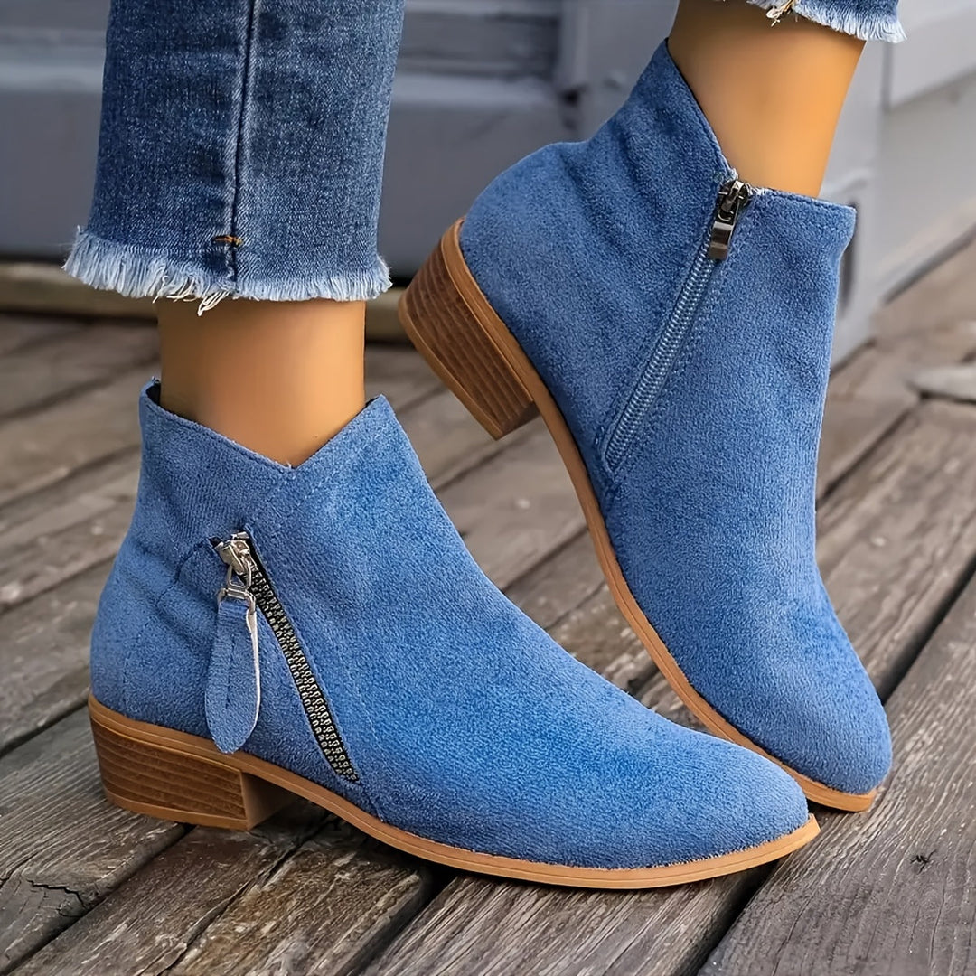 Lori | Stylish Side-Zip Boots