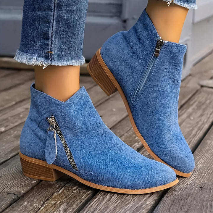 Lori | Stylish Side-Zip Boots