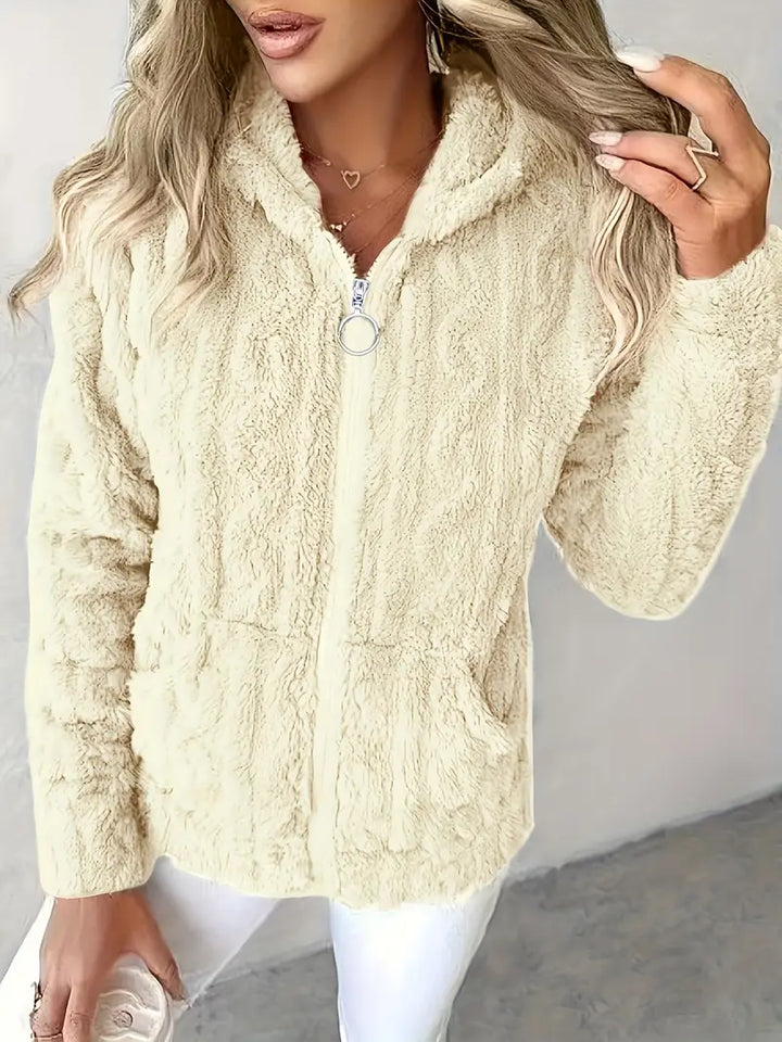 Livia | Hooded Full-Zip Sweater