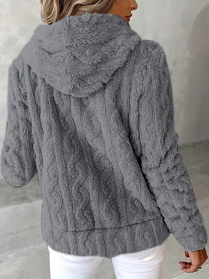 Livia | Hooded Full-Zip Sweater