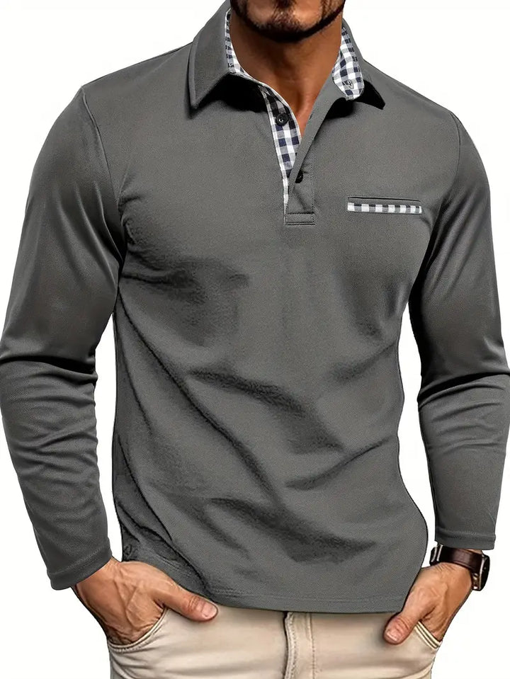 Sebastian – Long-sleeved polo shirt