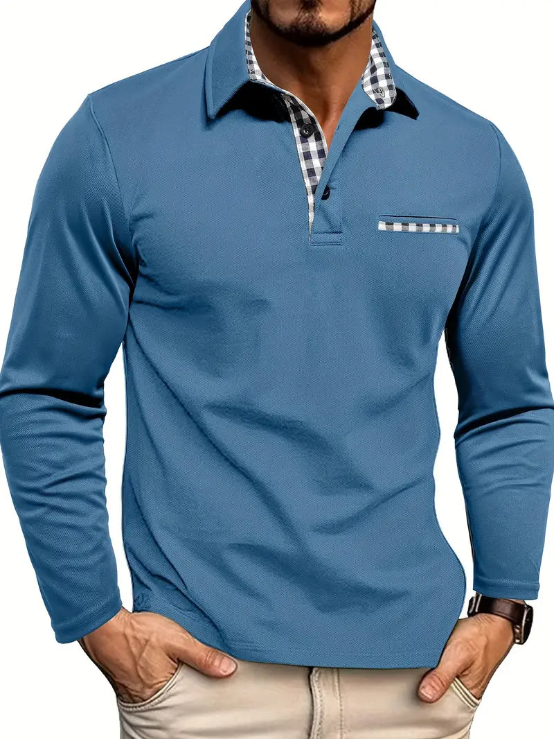 Sebastian – Long-sleeved polo shirt