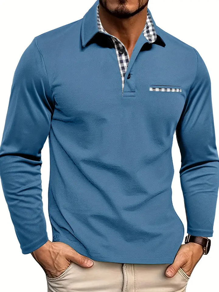 Sebastian – Long-sleeved polo shirt