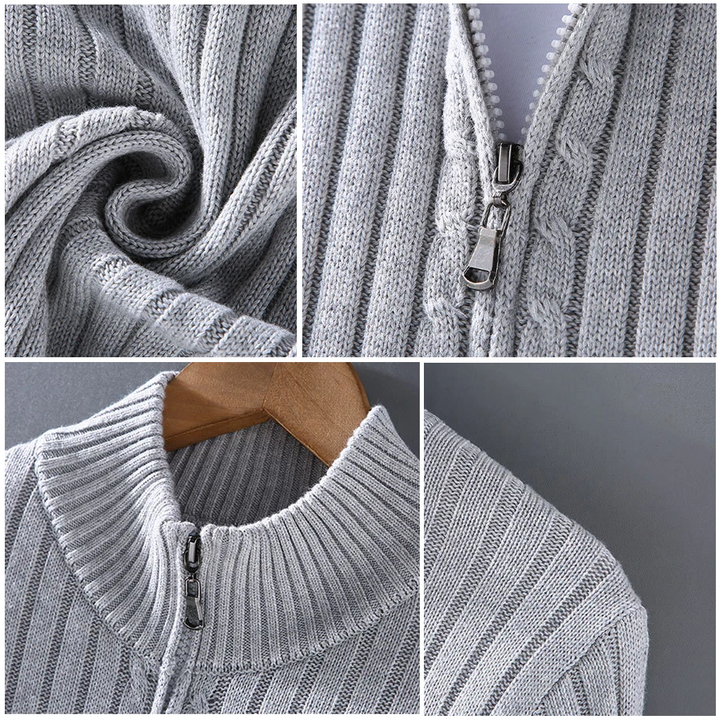 Louis | Comfortable Ribbed Cardigan