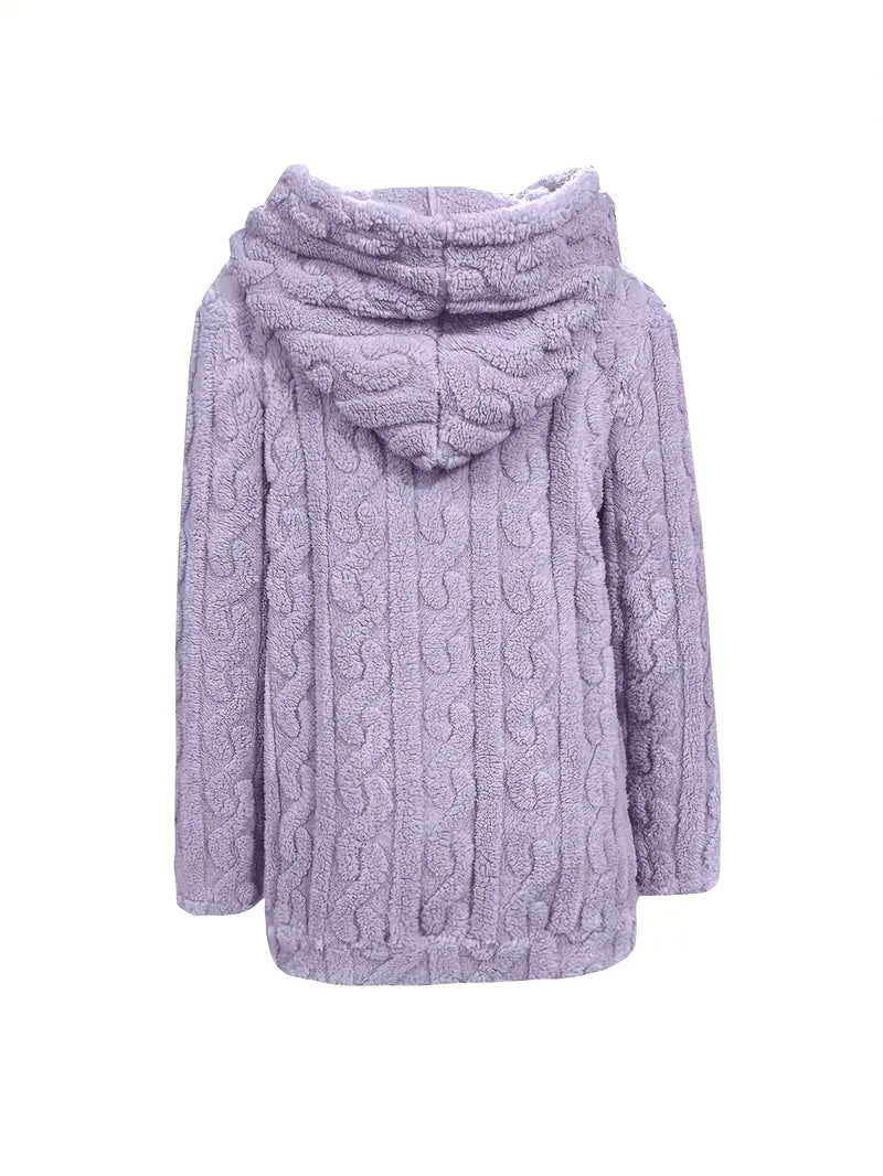 Livia | Hooded Full-Zip Sweater