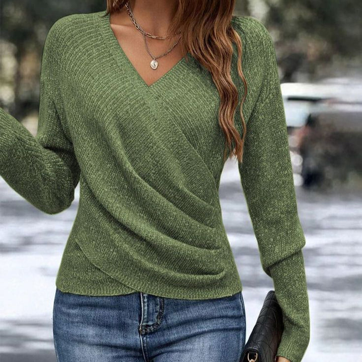 Sandra | Elegant V-neck Sweater